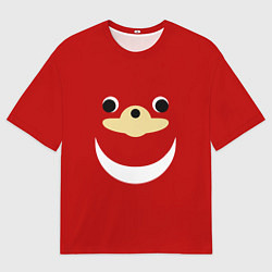 Футболка оверсайз мужская Knuckles, цвет: 3D-принт