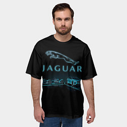 Футболка оверсайз мужская Jaguar, цвет: 3D-принт — фото 2