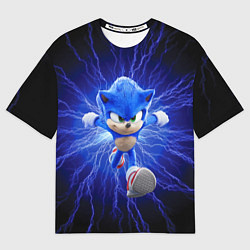 Футболка оверсайз мужская SONIC, цвет: 3D-принт