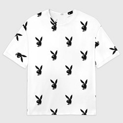 Футболка оверсайз мужская PLAYBOY, цвет: 3D-принт
