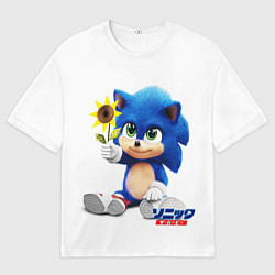 Футболка оверсайз мужская SONIC, цвет: 3D-принт