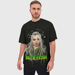 Футболка оверсайз мужская BILLIE EILISH, цвет: 3D-принт — фото 2