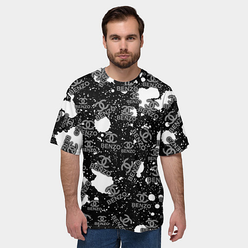 Мужская футболка оверсайз Benzo Gang - Big Baby Tape / 3D-принт – фото 3