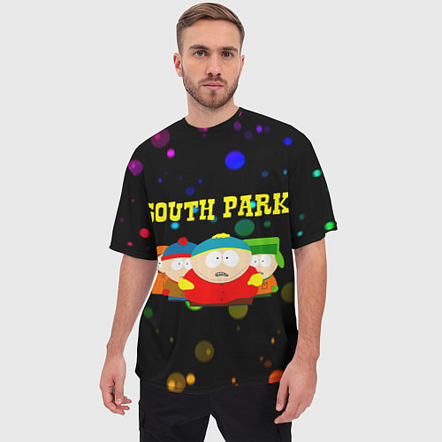 Мужская футболка оверсайз South Park / 3D-принт – фото 3