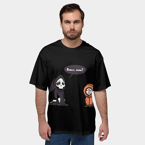 Мужская футболка оверсайз South Park / 3D-принт – фото 3