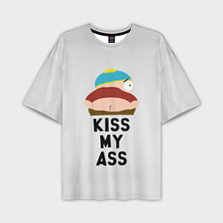 Мужская футболка оверсайз Kiss My Ass