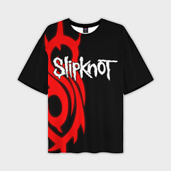 Футболка оверсайз мужская Slipknot 7, цвет: 3D-принт