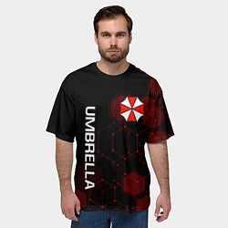 Футболка оверсайз мужская UMBRELLA CORP, цвет: 3D-принт — фото 2