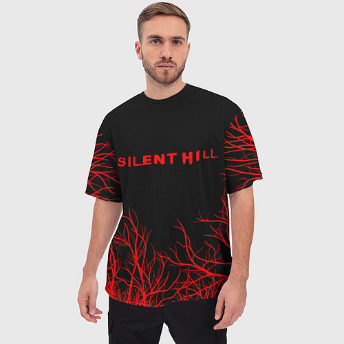 Мужская футболка оверсайз SILENT HILL / 3D-принт – фото 3