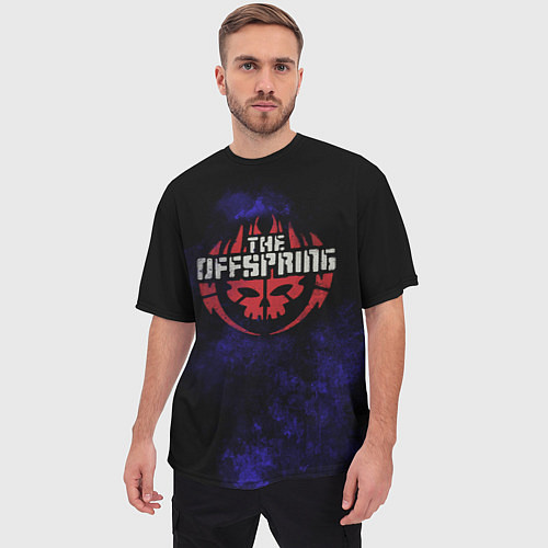 Мужская футболка оверсайз Offspring / 3D-принт – фото 3