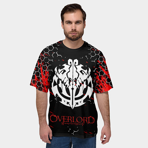 Мужская футболка оверсайз OVERLORD / 3D-принт – фото 3