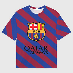 Футболка оверсайз мужская Barcelona, цвет: 3D-принт