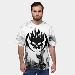 Футболка оверсайз мужская THE OFFSPRING, цвет: 3D-принт — фото 2