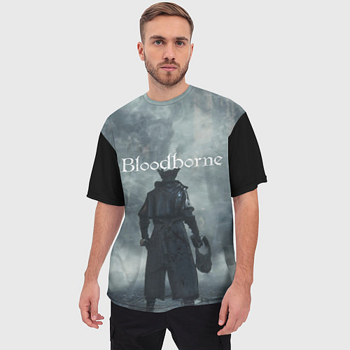 Мужская футболка оверсайз Bloodborne / 3D-принт – фото 3