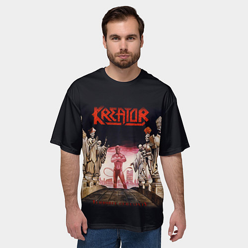 Мужская футболка оверсайз Kreator 16 / 3D-принт – фото 3