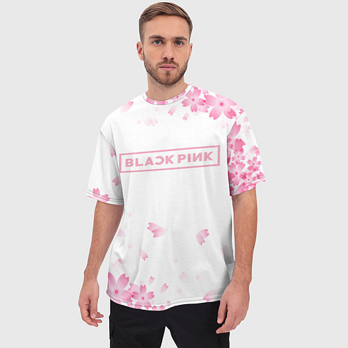 Мужская футболка оверсайз BLACKPINK / 3D-принт – фото 3