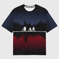 Футболка оверсайз мужская Очень странные дела, цвет: 3D-принт