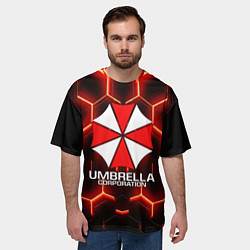 Футболка оверсайз мужская UMBRELLA CORP, цвет: 3D-принт — фото 2