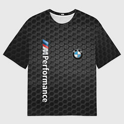 Футболка оверсайз мужская BMW PERFORMANCE, цвет: 3D-принт