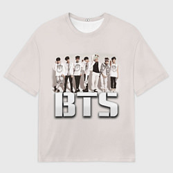Футболка оверсайз мужская BTS, цвет: 3D-принт