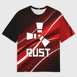Мужская футболка оверсайз RUST