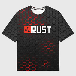 Мужская футболка оверсайз RUST