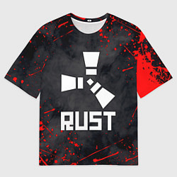 Мужская футболка оверсайз RUST