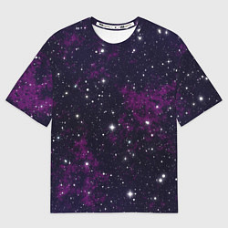 Футболка оверсайз мужская Космос, цвет: 3D-принт