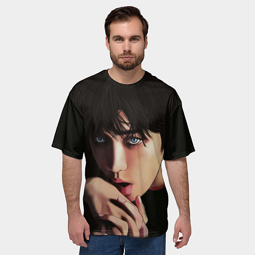 Мужская футболка оверсайз BTS / 3D-принт – фото 3