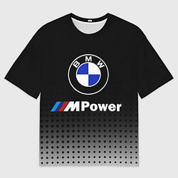 Футболка оверсайз мужская BMW, цвет: 3D-принт