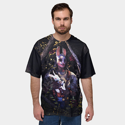 Мужская футболка оверсайз Dead by Daylight / 3D-принт – фото 3