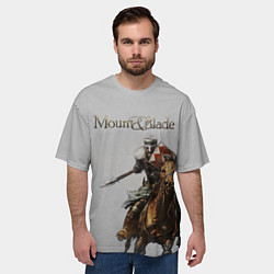Футболка оверсайз мужская Mount and Blade, цвет: 3D-принт — фото 2