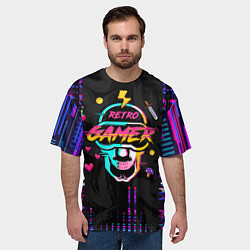 Футболка оверсайз мужская RETROGAMER3D47, цвет: 3D-принт — фото 2