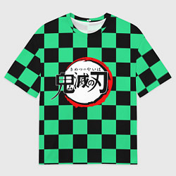 Мужская футболка оверсайз KIMETSU NO YAIBA