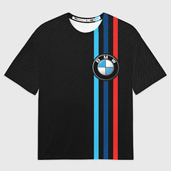 Футболка оверсайз мужская BMW M SPORT CARBON, цвет: 3D-принт