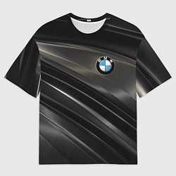 Футболка оверсайз мужская BMW, цвет: 3D-принт