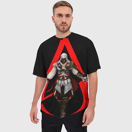 Мужская футболка оверсайз Assassin’s Creed 02 / 3D-принт – фото 3
