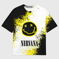 Футболка оверсайз мужская NIRVANA, цвет: 3D-принт