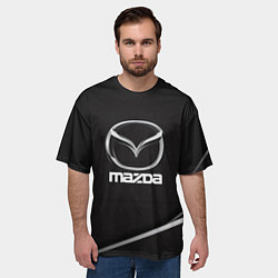 Футболка оверсайз мужская MAZDA, цвет: 3D-принт — фото 2
