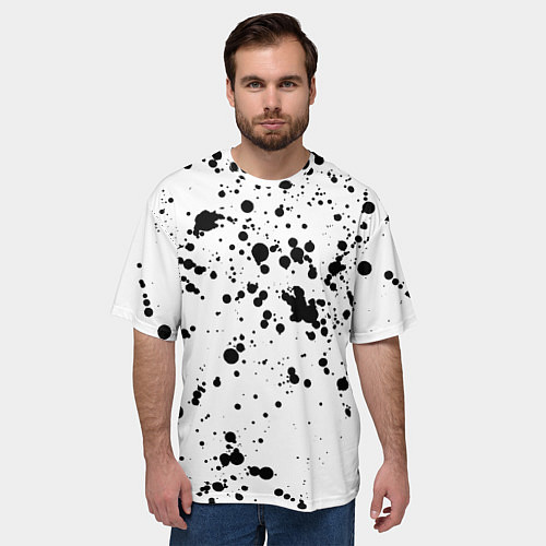 Мужская футболка оверсайз Далматинец / 3D-принт – фото 3