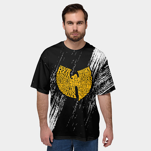 Мужская футболка оверсайз Wu-Tang Clan / 3D-принт – фото 3
