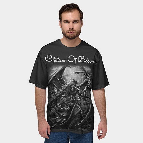 Мужская футболка оверсайз Children of Bodom 16 / 3D-принт – фото 3