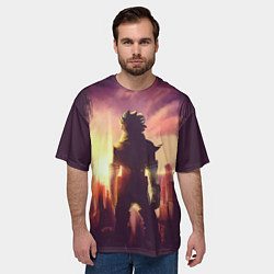 Футболка оверсайз мужская Моя геройская академия, цвет: 3D-принт — фото 2