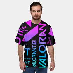 Футболка оверсайз мужская Valorant, цвет: 3D-принт — фото 2