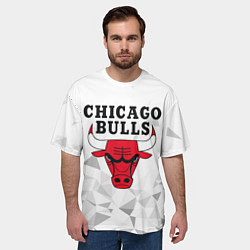 Футболка оверсайз мужская CHICAGO BULLS, цвет: 3D-принт — фото 2