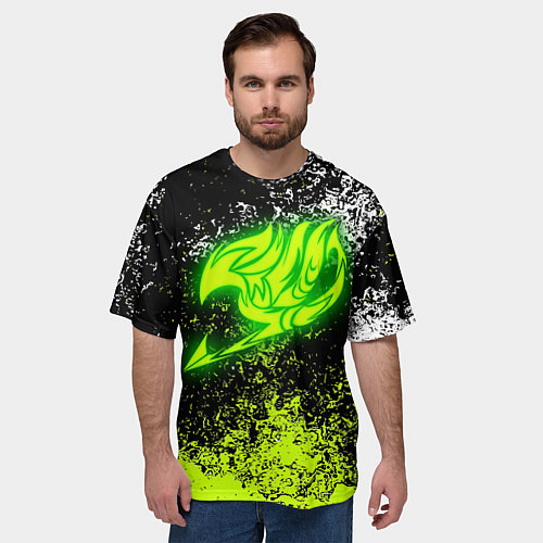 Мужская футболка оверсайз FAIRY TAIL / 3D-принт – фото 3