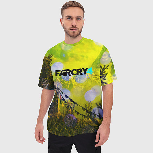 Мужская футболка оверсайз FARCRY4 / 3D-принт – фото 3