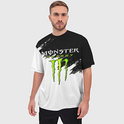 Футболка оверсайз мужская MONSTER ENERGY, цвет: 3D-принт — фото 2