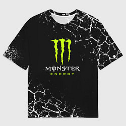 Футболка оверсайз мужская MONSTER ENERGY, цвет: 3D-принт