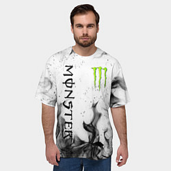 Футболка оверсайз мужская MONSTER ENERGY, цвет: 3D-принт — фото 2